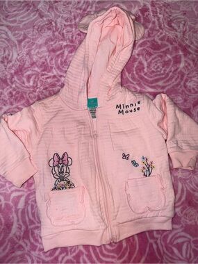 Disney Minnie Mouse Pink Hooded sweater